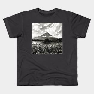 FujiSan Inktober #1 Kids T-Shirt